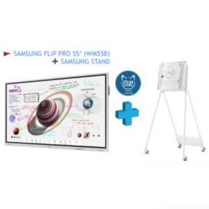 *PROMO BUNDLE NEW 55' SAMSUNG FLiP PRO (WM55B+STAND) INTERACTIVE TOUCH DISPLAY | WiFI/BT+SPEAKER -3 YEARS M'SIA WARRANTY