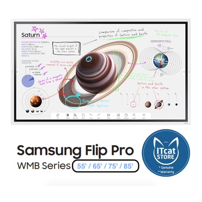 🗣PROMO NEW SAMSUNG FLiP PRO WMB SERIES (55'/65'/75'/85 INCH) | BUSINESS INTERACTIVE TOUCH DISPLAY-3 YEARS M'SIA WARRANTY