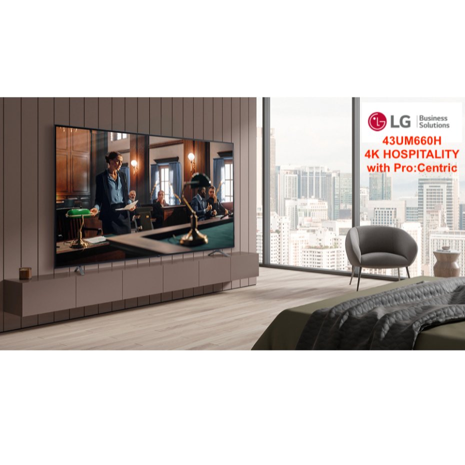 🗣NEW LG 43’ (43UM660H) 4K HOSPITALITY TV | with ProCentric +WiFI +SPEAKER +HOTEL MODE -3 YEARS M'SIA WARRANTY
