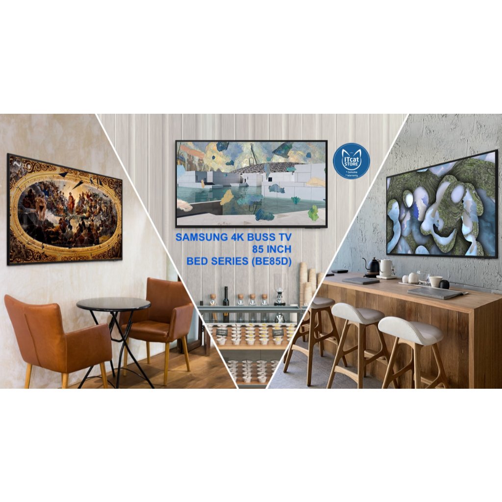 🗣NEW SAMSUNG 85’ BUSINESS TV (BE85D) | 4K DISPLAY/16HOURS/7DAYS/WiFI+ MOBILE APP-3 YEARS MALAYSIA WARRANTY