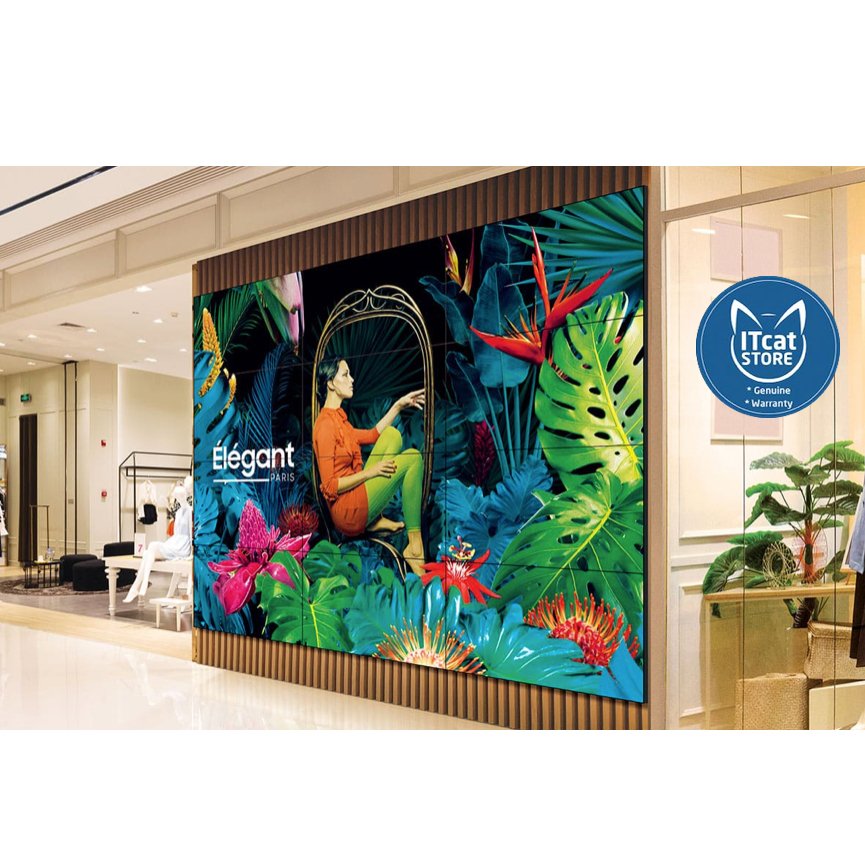 🗣PROMO NEW SAMSUNG 55' VIDEOWALL FULL HD 1.8mm BEZEL TO BEZEL- 24HOURS/7DAYS OPERATION- 3 YEARS M’SIA WARRANTY (VM55T)