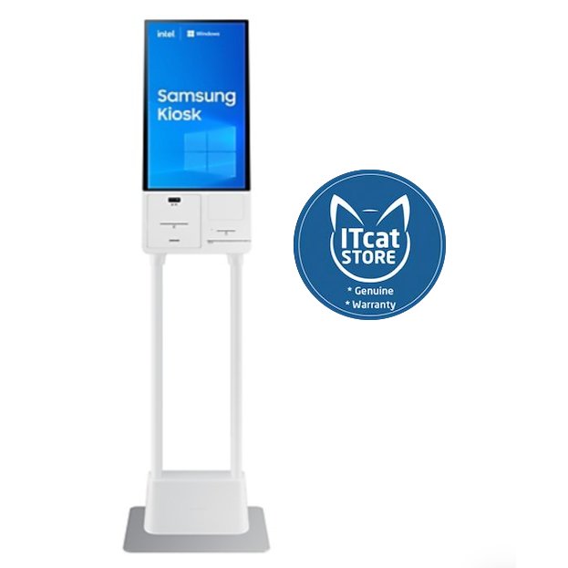 SAMSUNG 24' INTERACTIVE TOUCH KIOSK with STAND(KM24C) | WINS 10/intelCELERON/256 SSD/SPEAKER/16*7HOURS-3YEAR M'SIA WRTY